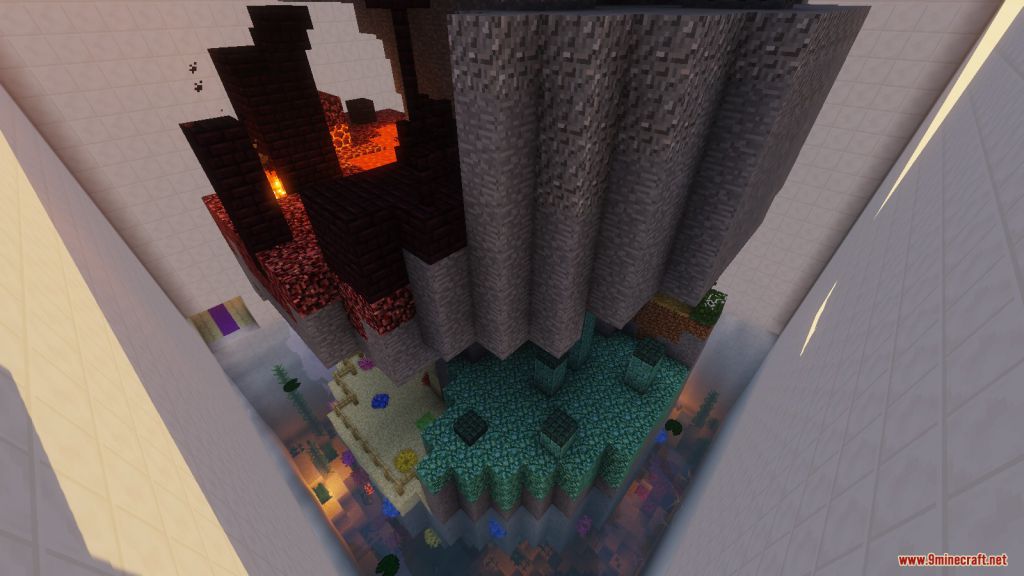 Parkour Pyramid Map 1.13.2 for Minecraft 4