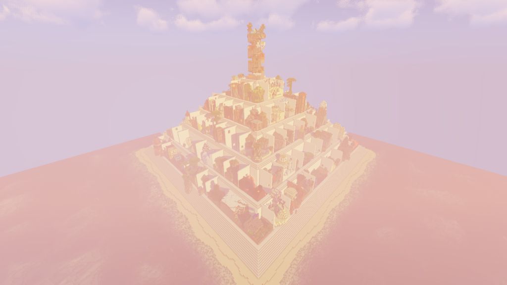 Parkour Pyramid Map 1.13.2 for Minecraft 1