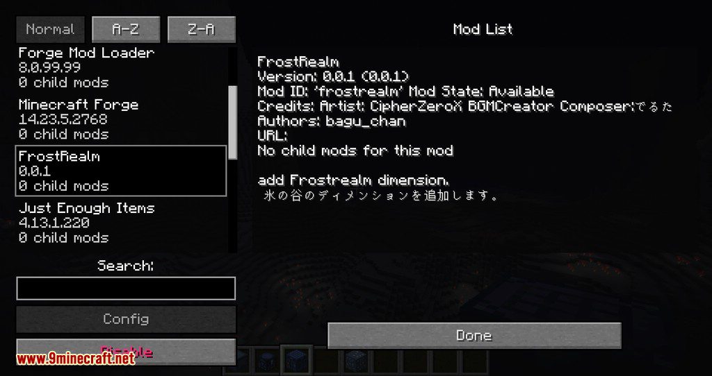 The Frostrealm Mod 1.12.2 (New Frozen Mystery Dimensions) 12