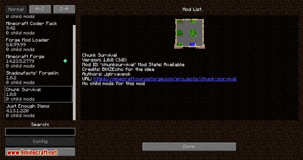 Chunk Survival Generator Mod 1.12.2 (Challenge Yourself At the Next Level) 5