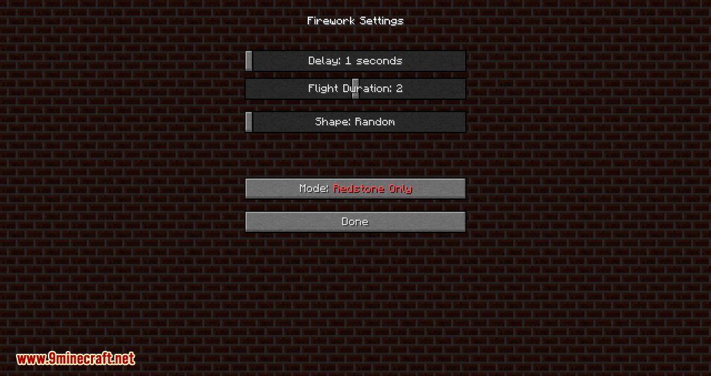 Creative Fireworks Mod 1.15.2, 1.12.2 (Happy New Year) 7