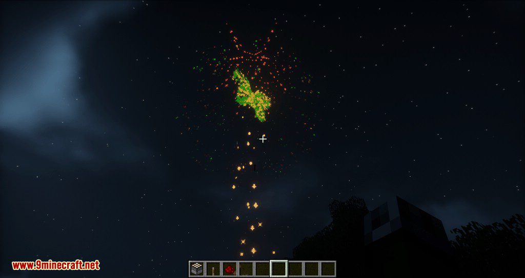 Creative Fireworks Mod 1.15.2, 1.12.2 (Happy New Year) 8