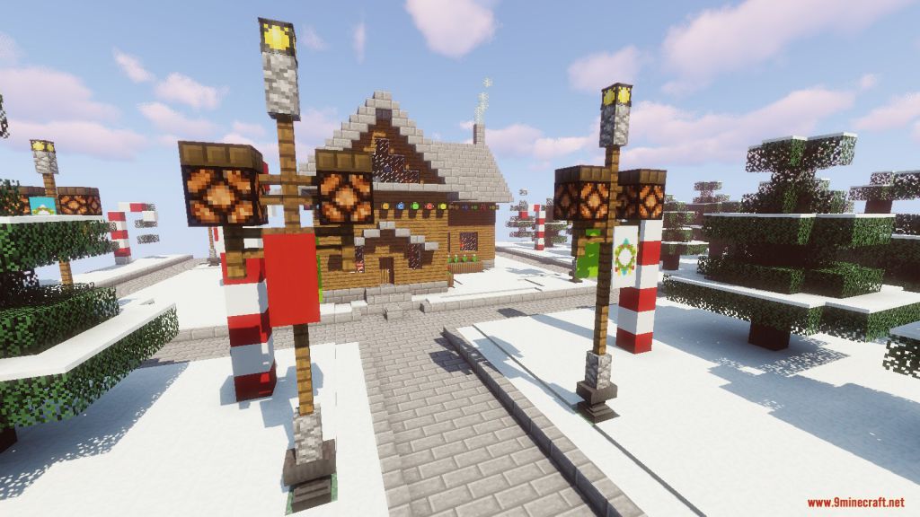 Find The Button: Santa's Village Map 1.13.2 for Minecraft 11