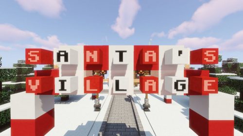 Find The Button: Santa’s Village Map 1.13.2 for Minecraft Thumbnail