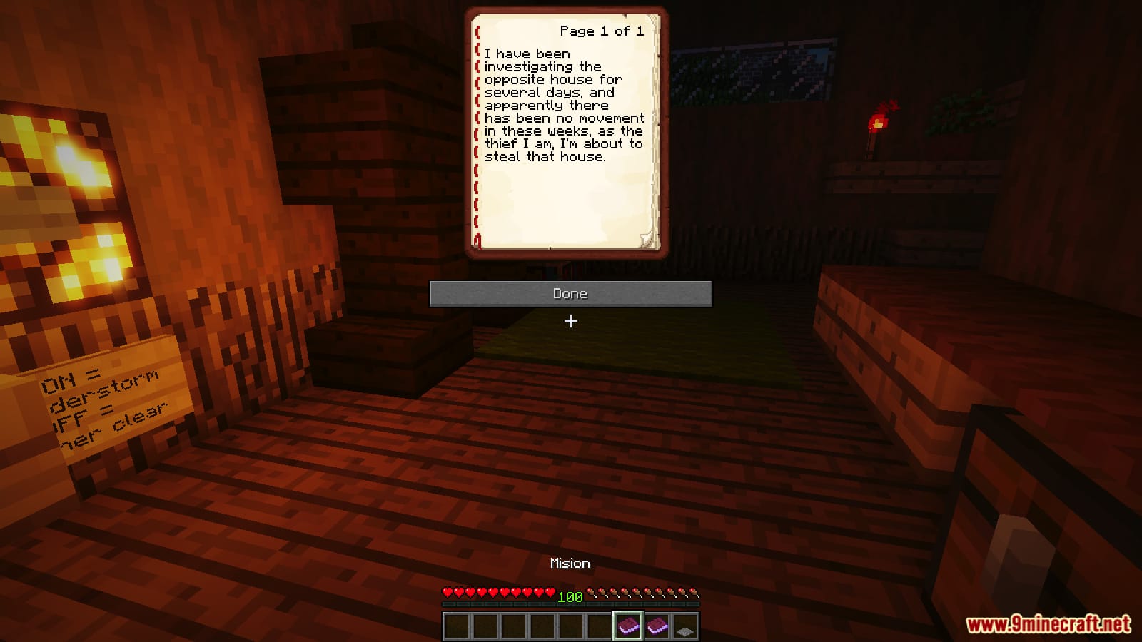 House Thief Map 1.13.2 for Minecraft 3