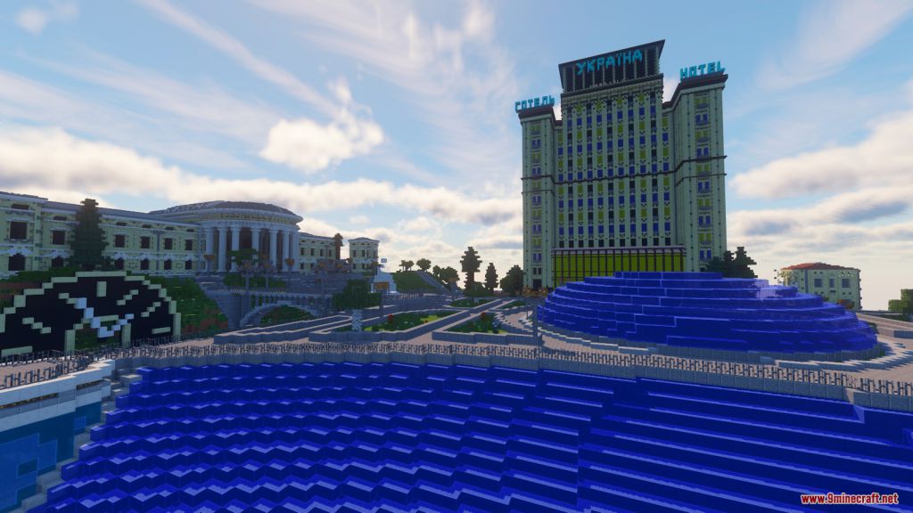 Maidan Nezalezhnosti (Kiev, Ukraine) Map 1.12.2, 1.12 for Minecraft 3