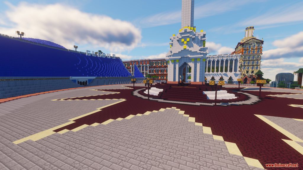 Maidan Nezalezhnosti (Kiev, Ukraine) Map 1.12.2, 1.12 for Minecraft 4