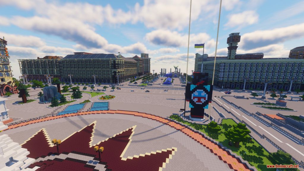 Maidan Nezalezhnosti (Kiev, Ukraine) Map 1.12.2, 1.12 for Minecraft 10