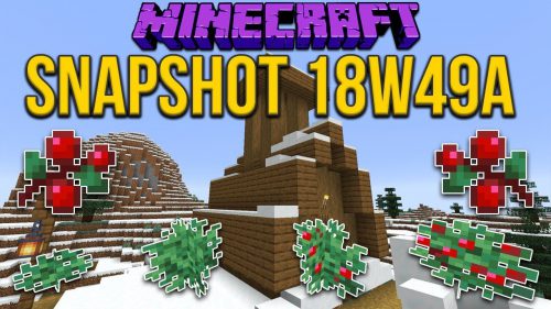 Minecraft 1.14 Snapshot 18w49a (Sweet Berries, Berry Bushes, Snowy Village) Thumbnail