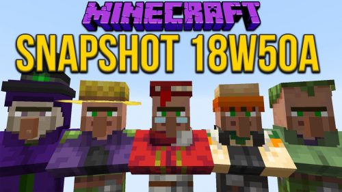 Minecraft 1.14 Snapshot 18w50a (New Villager Types) Thumbnail