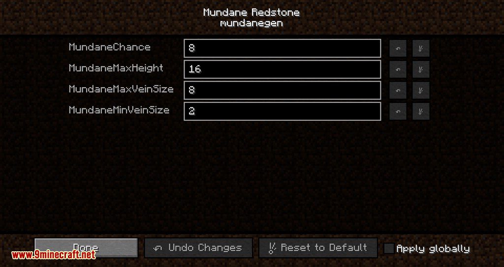 Mundane Redstone Ore Mod (1.20.4, 1.19.4) - Non-Effect Redstone 12