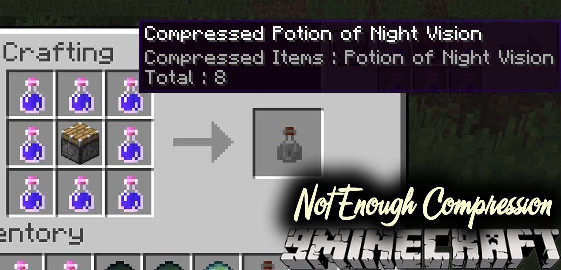 Not Enough Compression Mod 1.15.2, 1.12.2 (Compress and Decompress Items) 1