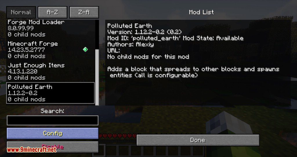 Polluted Earth Mod 1.15.2, 1.12.2 (Endless Spawn Everything) 6