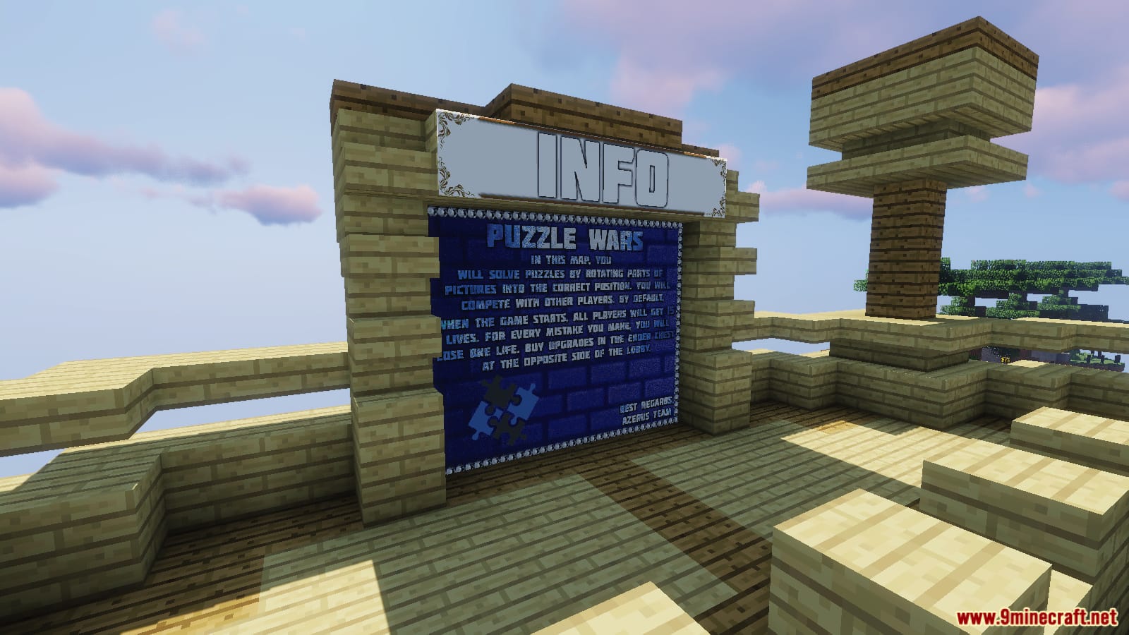 Puzzle Wars Map 1.13.2 for Minecraft 11