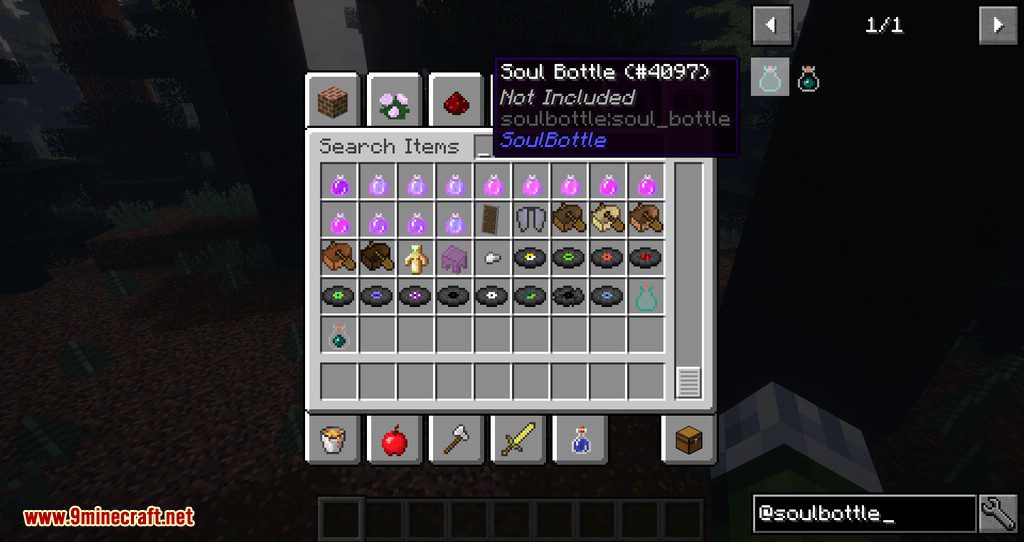 Soul Bottle Mod 1.12.2 (Carry Pets, Creatures In Bottle) 2