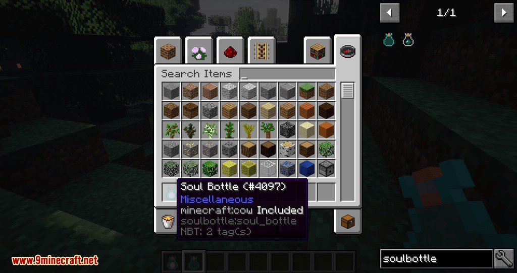 Soul Bottle Mod 1.12.2 (Carry Pets, Creatures In Bottle) 6