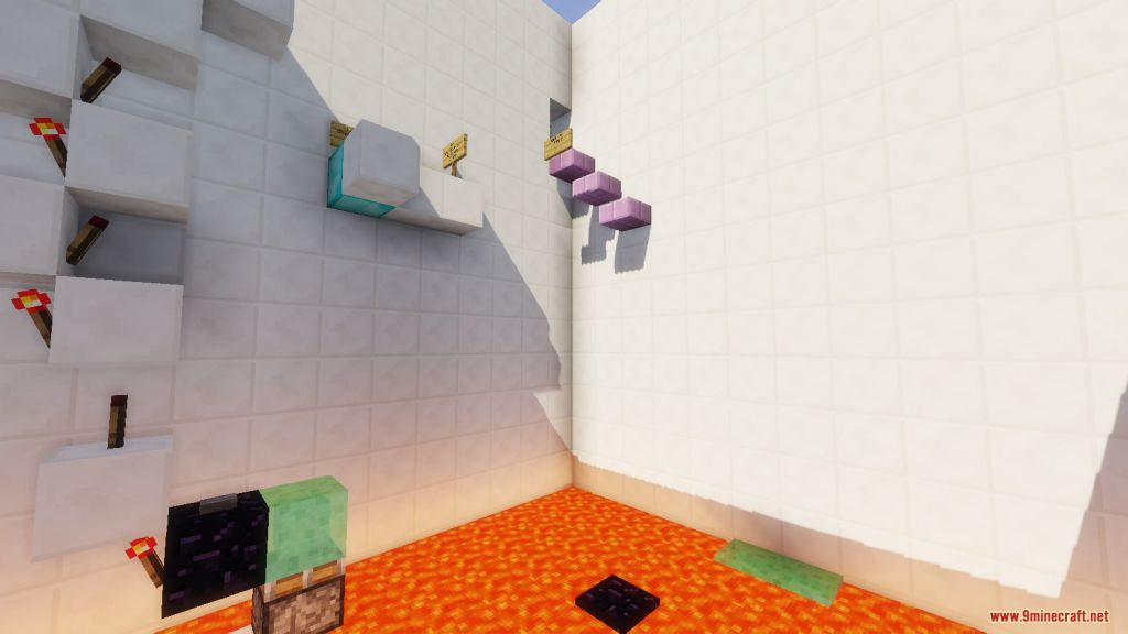 Sprint Lava Parkour 7 Map 1.13.2 for Minecraft 5