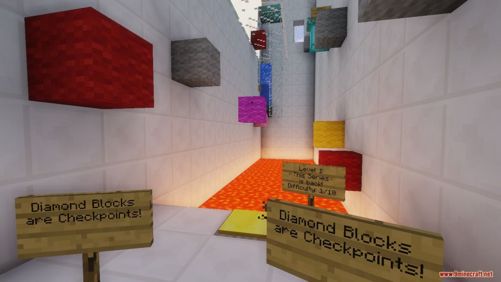 Sprint Lava Parkour 7 Map 1.13.2 for Minecraft 14