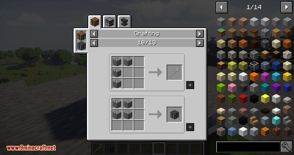 StoneBlock Utilities Mod 1.12.2 (Add Stone Crook, Stone Workbench At The Beginning) 4