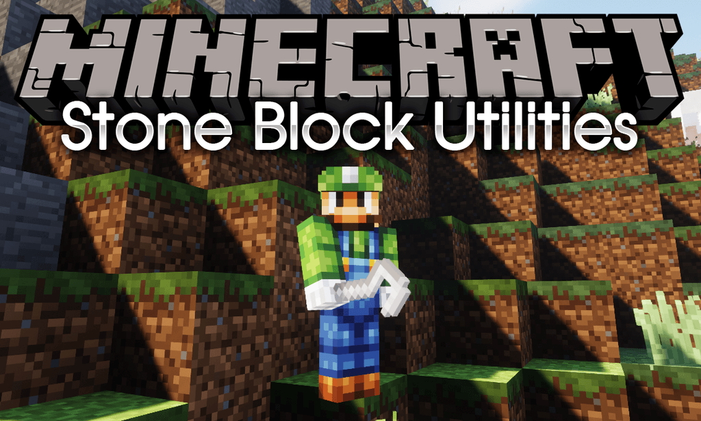 StoneBlock Utilities Mod 1.12.2 (Add Stone Crook, Stone Workbench At The Beginning) 1