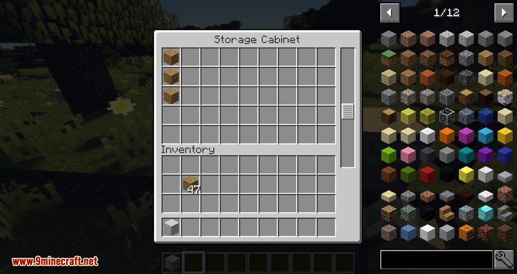 Storage Cabinet Mod (1.19.4, 1.18.2) - 270 Slots Cabinet 4