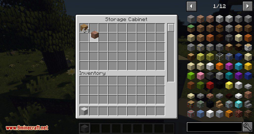 Storage Cabinet Mod (1.19.4, 1.18.2) - 270 Slots Cabinet 8