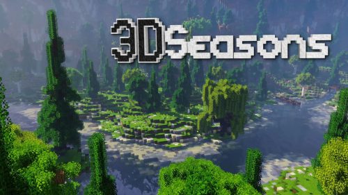 3D Seasons Resource Pack (1.15.1, 1.14.4) – Texture Pack Thumbnail