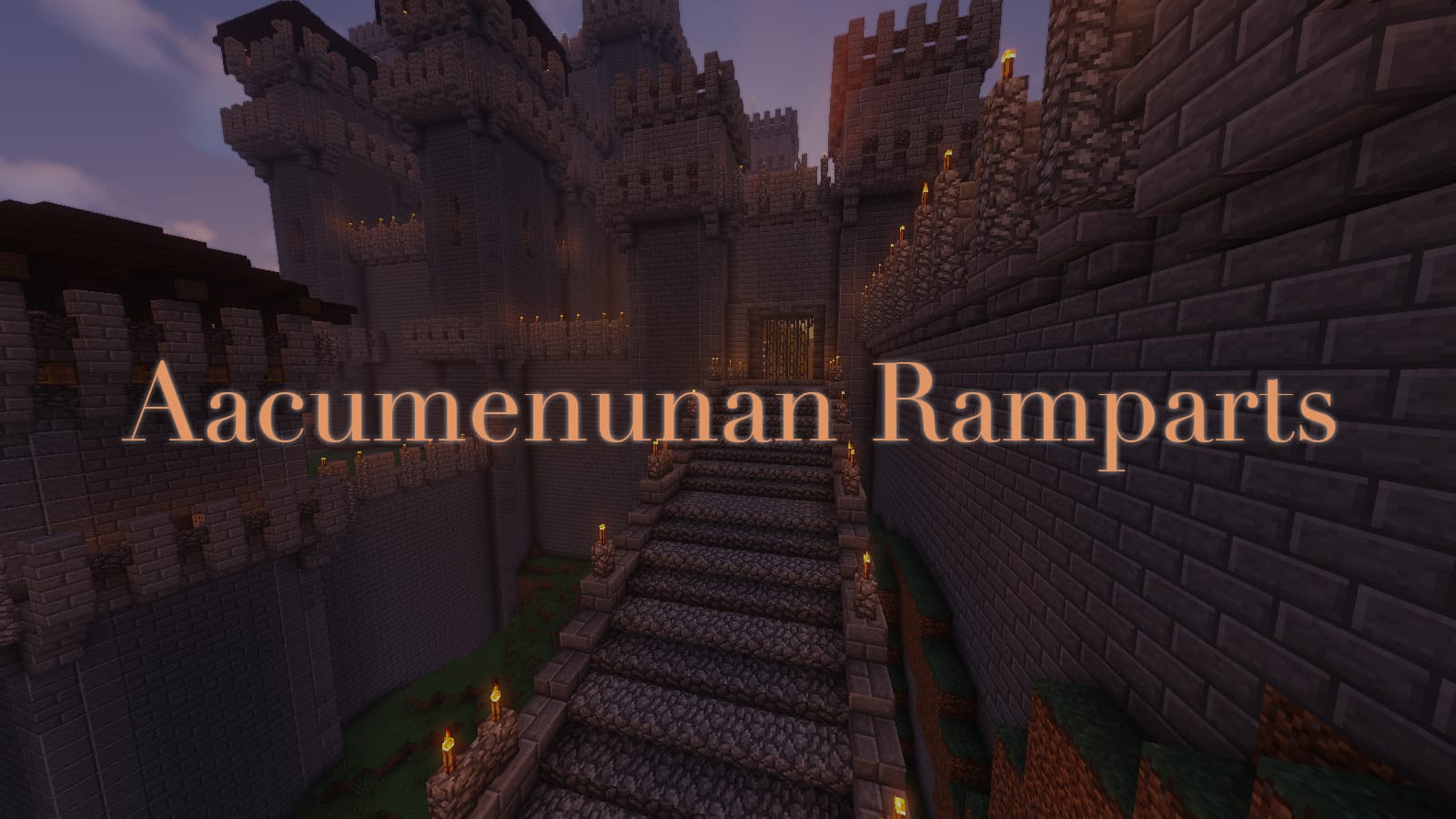 Aacumenunan Ramparts Map 1.13.2 for Minecraft 1