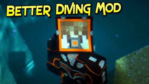 Better Diving Mod (1.16.5, 1.12.2) – Work Like Fish in Water Thumbnail