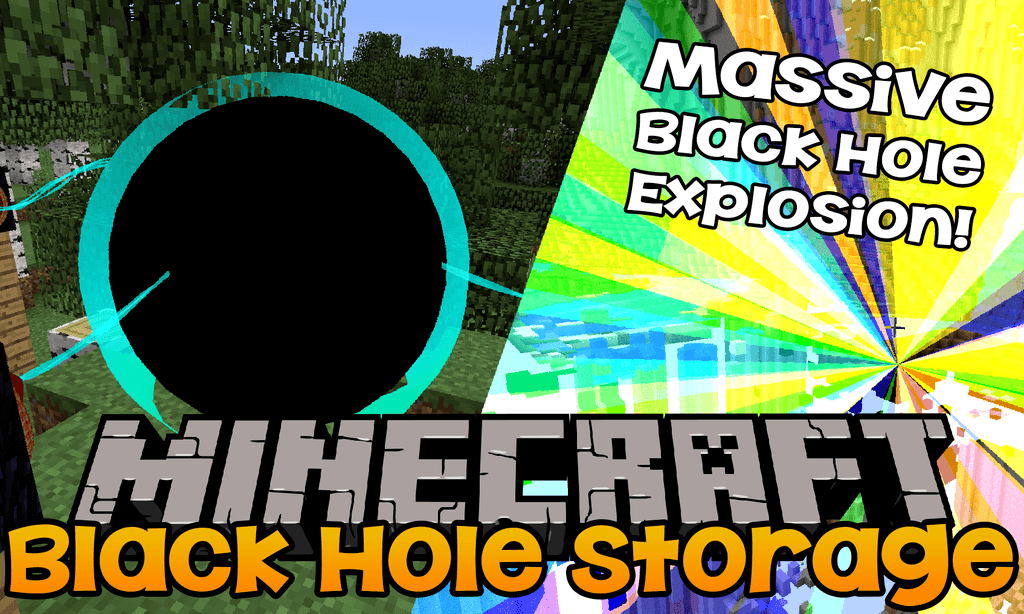 Black Hole Storage Mod 1.12.2, 1.11.2 (An Endgame Mod) 1