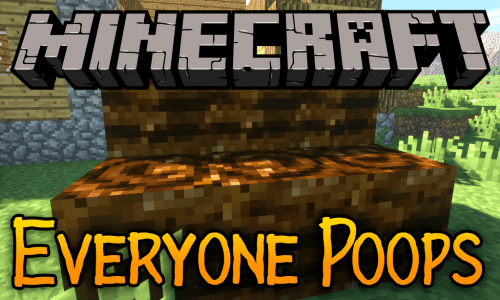 Everyone Poops Mod 1.13.2, 1.12.2 (Animals Poop Every So Often) Thumbnail