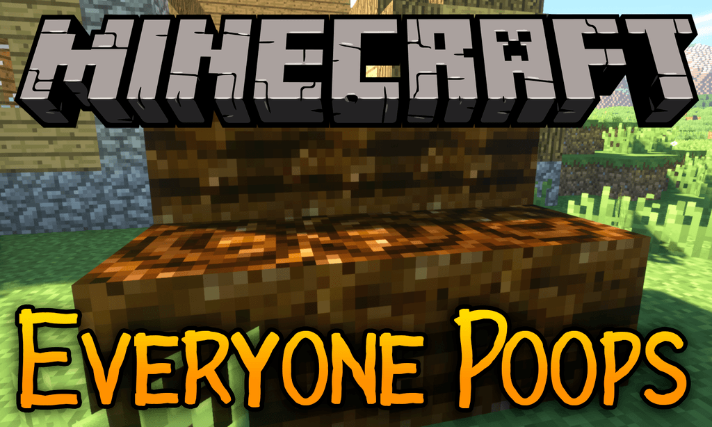 Everyone Poops Mod 1.13.2, 1.12.2 (Animals Poop Every So Often) 1