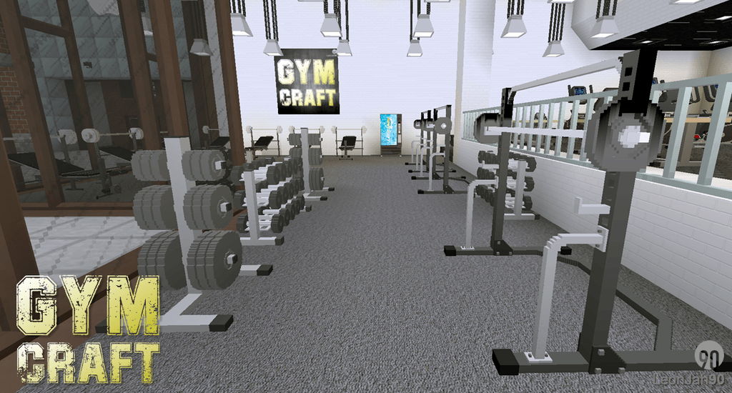 GymCraft Mod 1.15.2, 1.14.4 (Perfect Fitness Center) 3