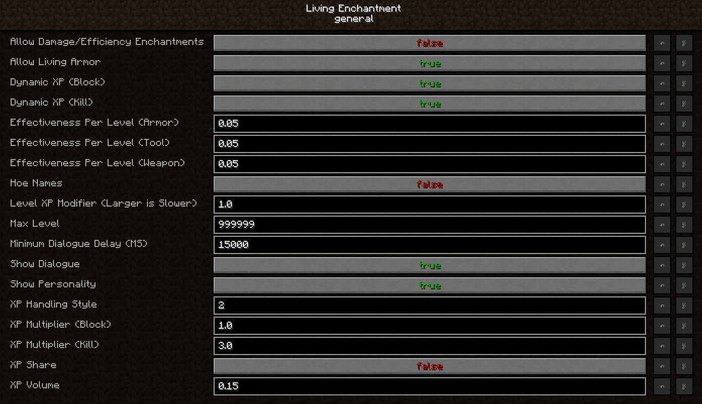 Living Enchantment Mod (1.12.2) - Living Weapons, Armors, Tools 3