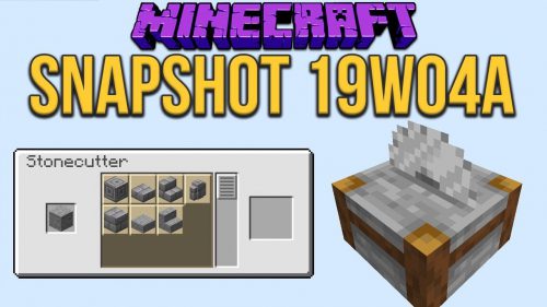 Minecraft 1.14 Snapshot 19w04a (Stonecutter: New Ways to get Blocks) Thumbnail