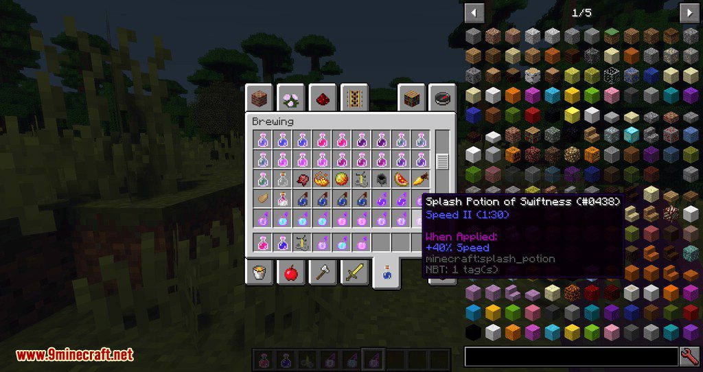 NoMoreGlowingPots Mod (1.19.2, 1.18.2) - Remove the Glowing Effect from Potions 13