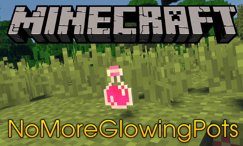 NoMoreGlowingPots Mod (1.19.2, 1.18.2) - Remove the Glowing Effect from Potions 1