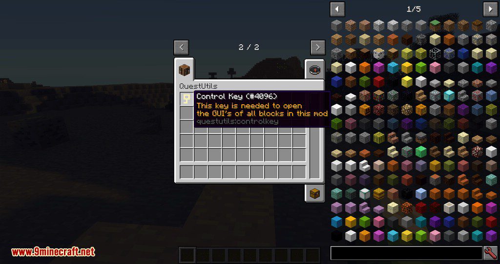 Quest Utils Mod 1.12.2 (Compare Item and Screen to Display Quest Objectives) 2