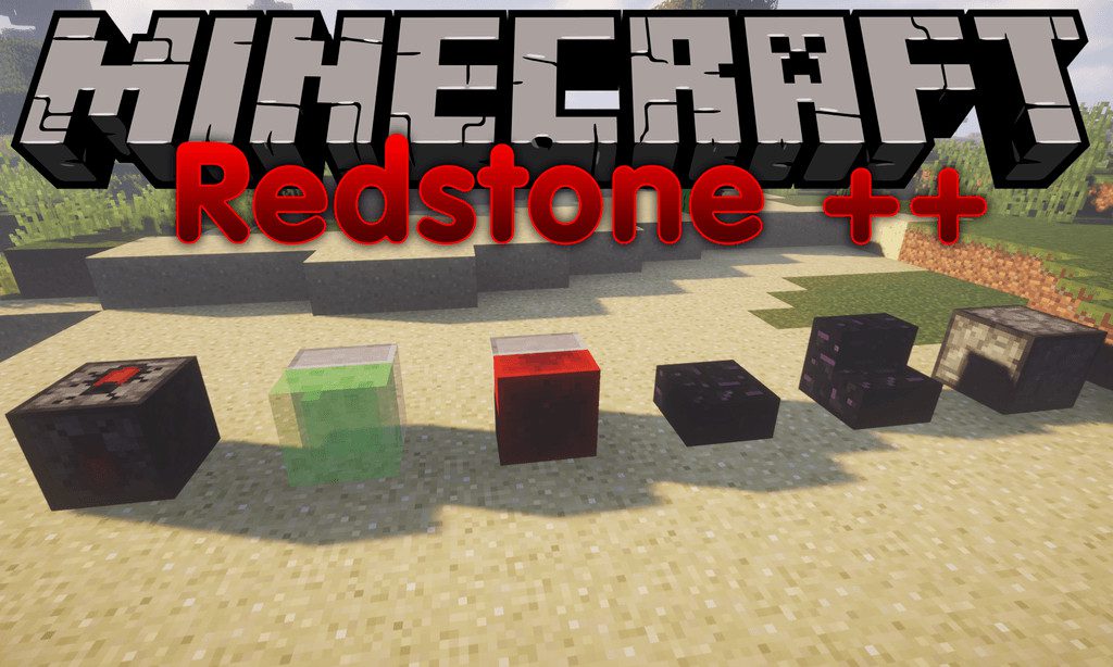 RedstonePlusPlus Mod 1.12.2, 1.11.2 (Pistons Can Push 1000 Blocks) 1