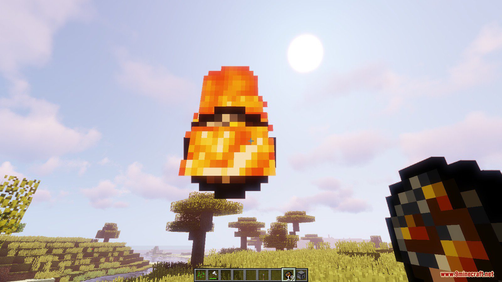 Fire Volley Data Pack 1.13.2 (More Powerful Fireball in Minecraft) 3