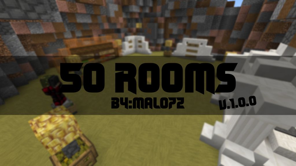 50 Rooms Map 1.12.2 for Minecraft 1