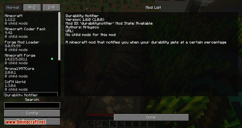 Durability Notifier Mod (1.20.4, 1.19.4) - Warning! Your Durability is Low 3