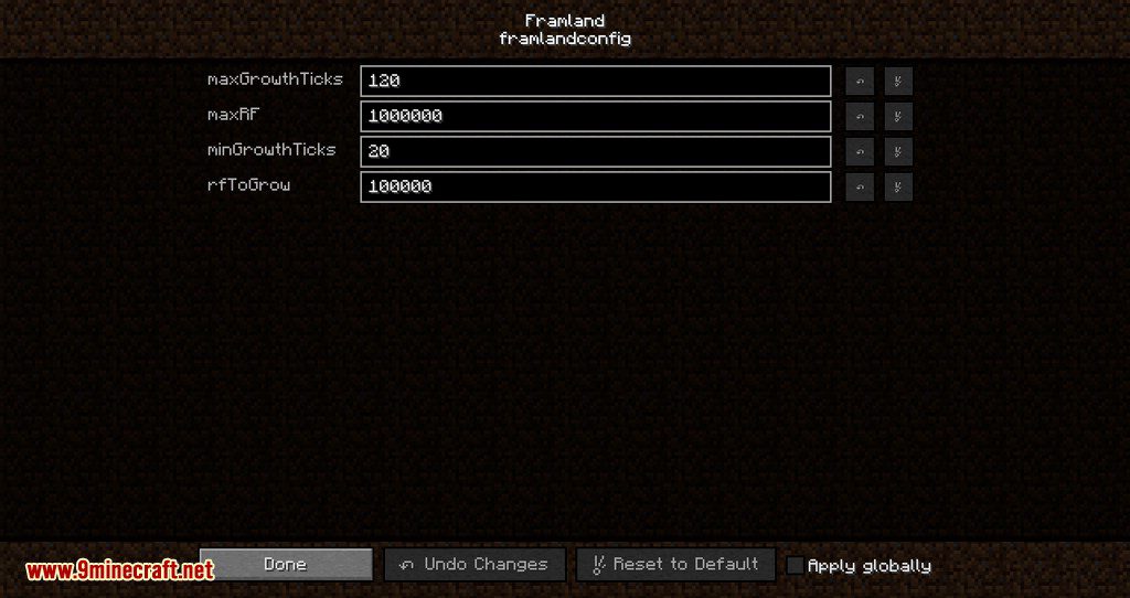 Framland Mod 1.12.2 (Crops Grow Even in the Dark) 10