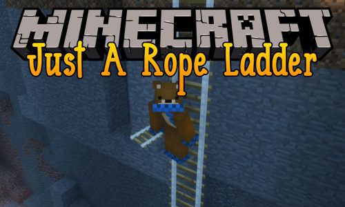 Just A Rope Ladder Mod 1.12.2 (Simple & Convenient Ladder) Thumbnail
