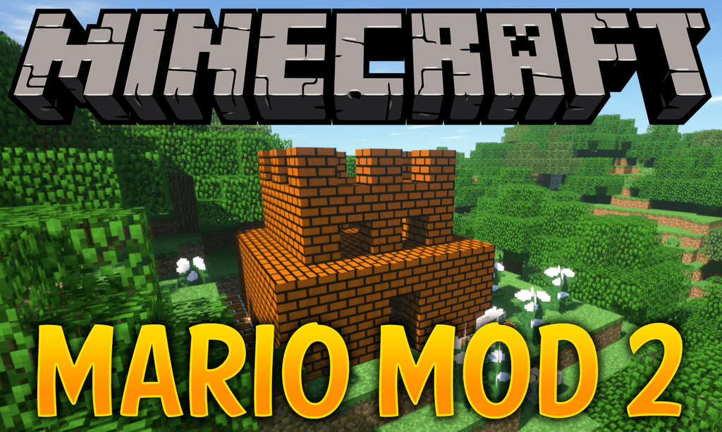 Mario Mod 2 1.12.2, 1.11.2 (Super Mario in Minecraft) 1