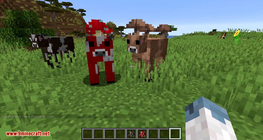 Minecraft 1.14 Snapshot 19w08a (Brown Mooshrooms, Tamable Foxes) 9