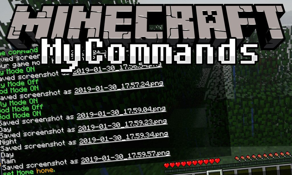 Mycommands Mod (1.16.5, 1.15.2) - Helpful Server Commands 1