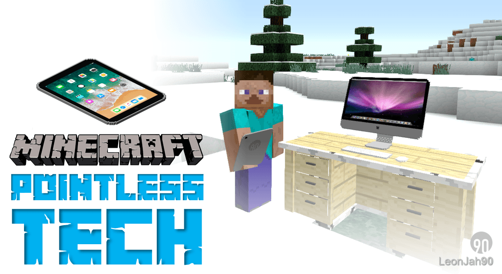 Pointless Tech Mod 1.12.2 (Macbook, Ipad, PS4) 3