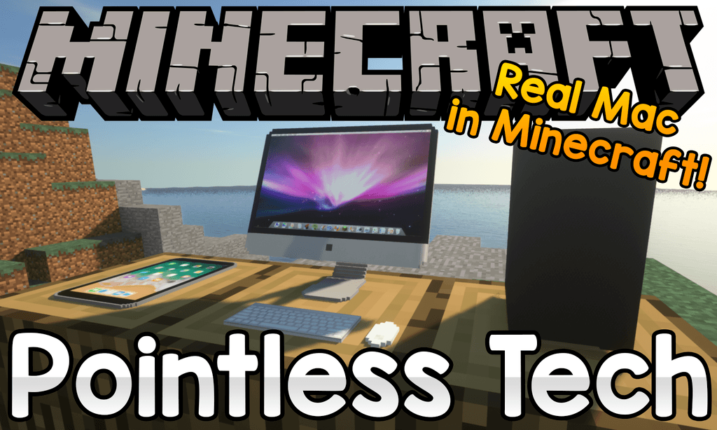 Pointless Tech Mod 1.12.2 (Macbook, Ipad, PS4) 1