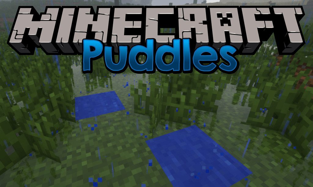 Puddles Mod (1.18.2, 1.16.5) - Having Fun In Puddle 1